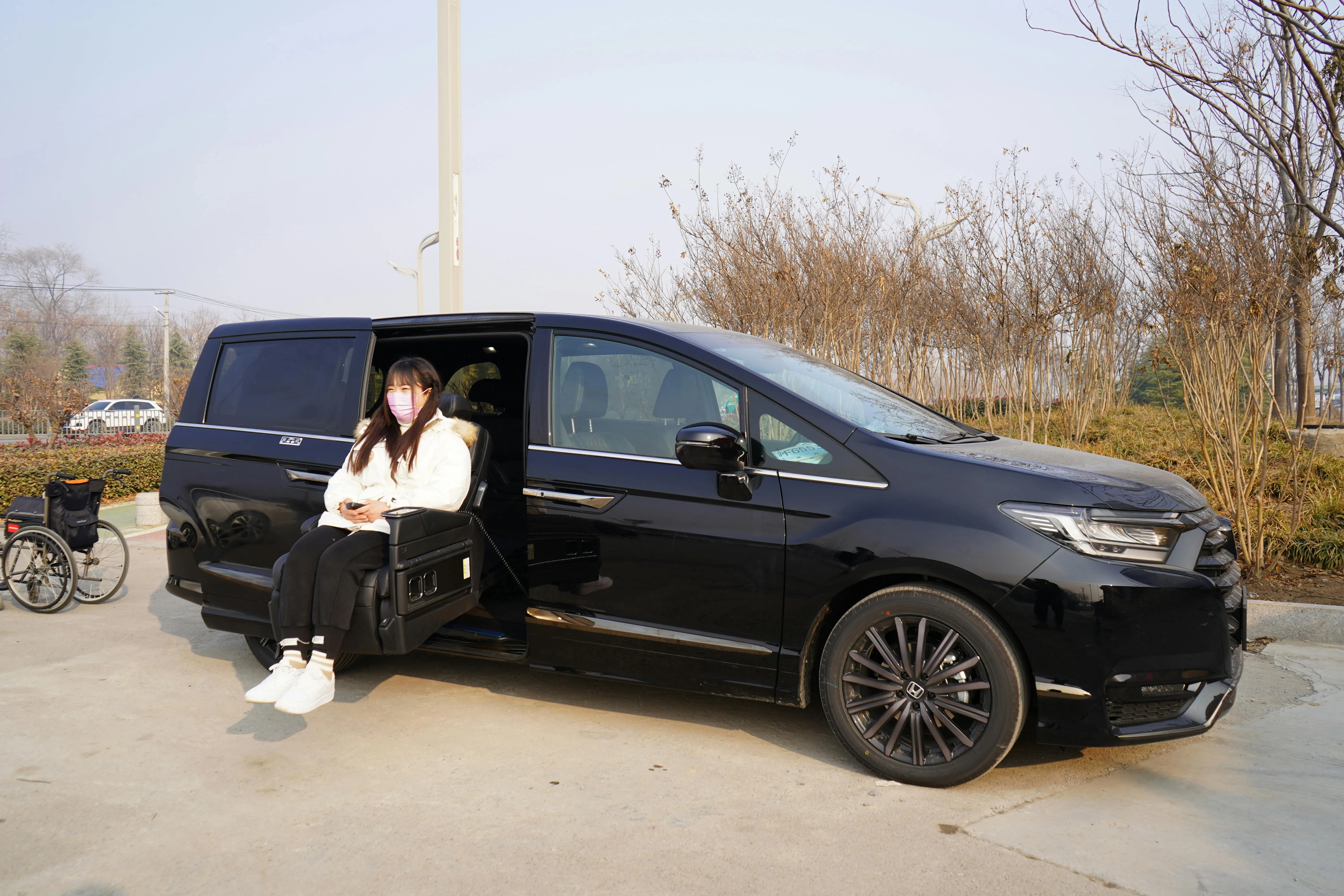 Professional transportation van for corporate and healthcare facility partnerships